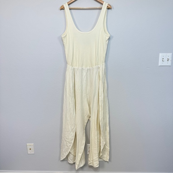 Free People Dune Breeze Linen Blend One Piece Jumpsuit Size XL Women - Picture 2 of 13
